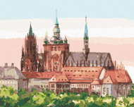 Painting by Numbers - Prague Castle II, 40x50 cm, without frame and canvas - Painting by Numbers
