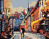 Painting by Numbers - A Walk in Budapest, 80x100 cm, stretched canvas on frame - Painting by Numbers
