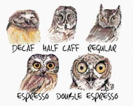 Painting by Numbers - Owls (Holly Simental), 80x100 cm, unframed and without canvas shut off - Painting by Numbers
