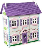 Domeček pro panenky fialovo-bílý - Domeček pro panenky