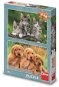 Dogs and cats 2x48 puzzles - Jigsaw
