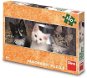 Three kittens 150 panoramic puzzle - Jigsaw