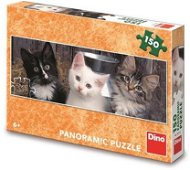 Három cica 150 panoráma puzzle - Puzzle