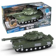 Tank 1:32 na zotrvačník kaki - Model tanku