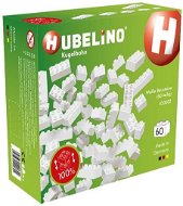 Hubelino Ball track - white cubes 60 pcs - Ball Track