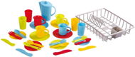 Teddies Dishes with drip tray - Toy Kitchen Utensils