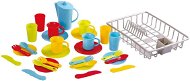 Toy Kitchen Utensils Teddies Dishes with drip tray - Nádobí do dětské kuchyňky