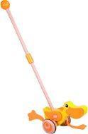 Teddies Wood Pushing Duck with Stick - Push Toy