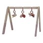 Wooden crossbar Flowers and butterflies - Baby Play Gym