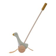 Push and Pull Toy Pushing wooden goose - Tahací hračka