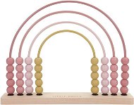 Counter Pink rainbow wooden abacus - Počítadlo
