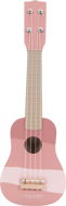 Little Dutch Gitara drevená Pink - Detská gitara