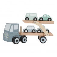 Truck + 4 wooden toy cars - Toy Car