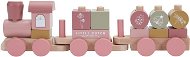 Wooden train Pink Flowers - Train