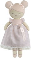 DeCuevas 20046 Plush doll NIZA - 36 cm with cradle - Doll