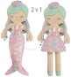 DeCuevas 20041 Plush doll 2in1 OCEAN FANTASY 36 cm with cradle - Doll