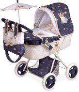 DeCuevas 85032 Classic Gold Folding Doll Stroller with Umbrella and Accessories 2020 - 60 cm - Doll Stroller