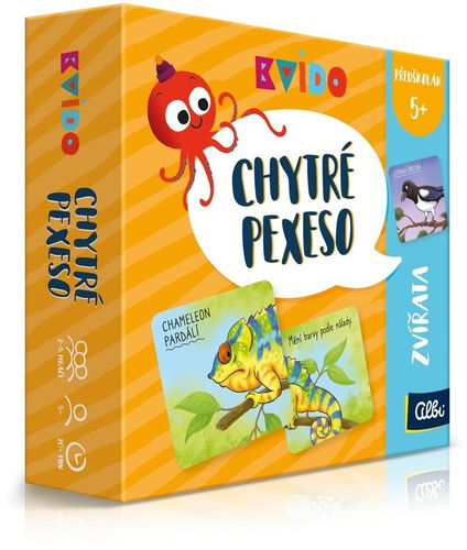 Kvído - Chytré pexeso - zvířata - Pexeso - Hlavní obrázek
