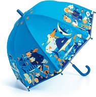 Djeco Krásny dizajnový dáždnik – Morský svet - Detský dáždnik