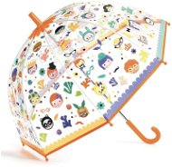 Djeco Krásný designový deštník - Obličeje - Dětský deštník