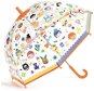 Djeco Krásny dizajnový dáždnik – Tváre - Detský dáždnik