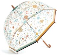 Djeco Großer Design Regenschirm - Blümchen - Kinder-Regenschirm