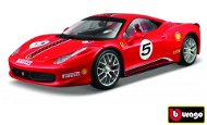 Bburago Ferrari Racing 458 Challenge červená 1 : 24 - Kovový model