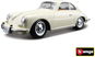 Bburago 1:24 Porsche 356B Coupe (1961) Ivory 18-22079 - Kovový model