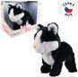 Battery operated cat Micka, reacts to sound, 26 cm - Soft Toy