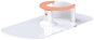 Dolu Baby bath seat with suction cup and pad, orange - Bath seat for children