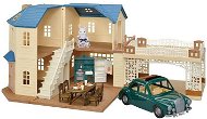 Sylvanian Families ajándékcsomag - Nagy ház autóbeállóval - Figura