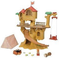 Sylvanian Families Gift Set - Tree House and Camping Accessories - Figure and Accessory Set