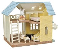 Sylvanian Families Gift Set - Cottage with blue roof and accessories - Doll House