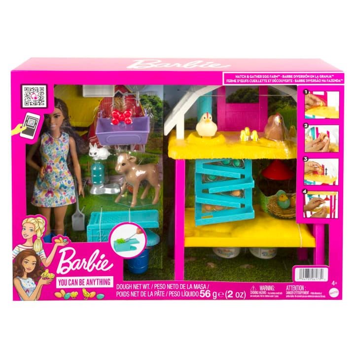 Barbie chicken cheap farmer playset