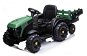 Children's electric tractor with trailer, 12 V, two motors, MP3 - Children's Electric Tractor