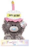 Me to You Teddy Bear Birthday Hat - Soft Toy