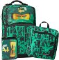 LEGO Ninjago Green Maxi Plus - school backpack, 3 piece set - School Backpack
