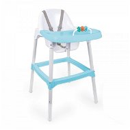 Dolu Detská jedálenská stolička s hrkálkou, modrá - Stolička na kŕmenie