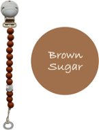 My Teddy Pacifier Clip Colors - Brown Sugar - Dummy Clip