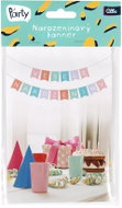Banner cz Happy Birthday coloured (uni) - Balloons