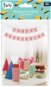 Banner Krásné narozeniny růžový - Balonky