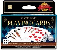 Classic Games - 2 decks of playing cards and 5 dice - Game Set