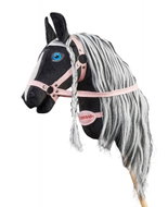 Ponnie Hobby Horse Barock Pinto Pink M - A3 - Stick Horse