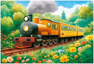 Castorland Locomotive in Summer MAXI 40 pieces - Jigsaw Puzzle