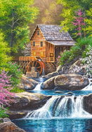 Castorland Mill in Spring 1000 pieces - Jigsaw Puzzle