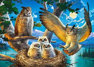 Castorland Owl Family 180 pieces - Jigsaw Puzzle