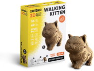 Cartonic Kráčející koťátko, 56 dílků - 3D puzzle