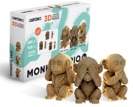 Cartonic Monkeys Trio, 280 pieces - 3D Puzzle