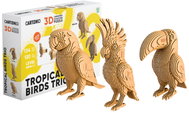 Cartonic Tropical Birds Trio, 134 dílků - 3D puzzle
