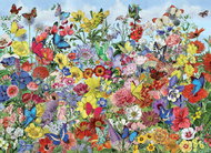 Cobble Hill Puzzle Butterfly Garden 1000 pieces - Jigsaw Puzzle